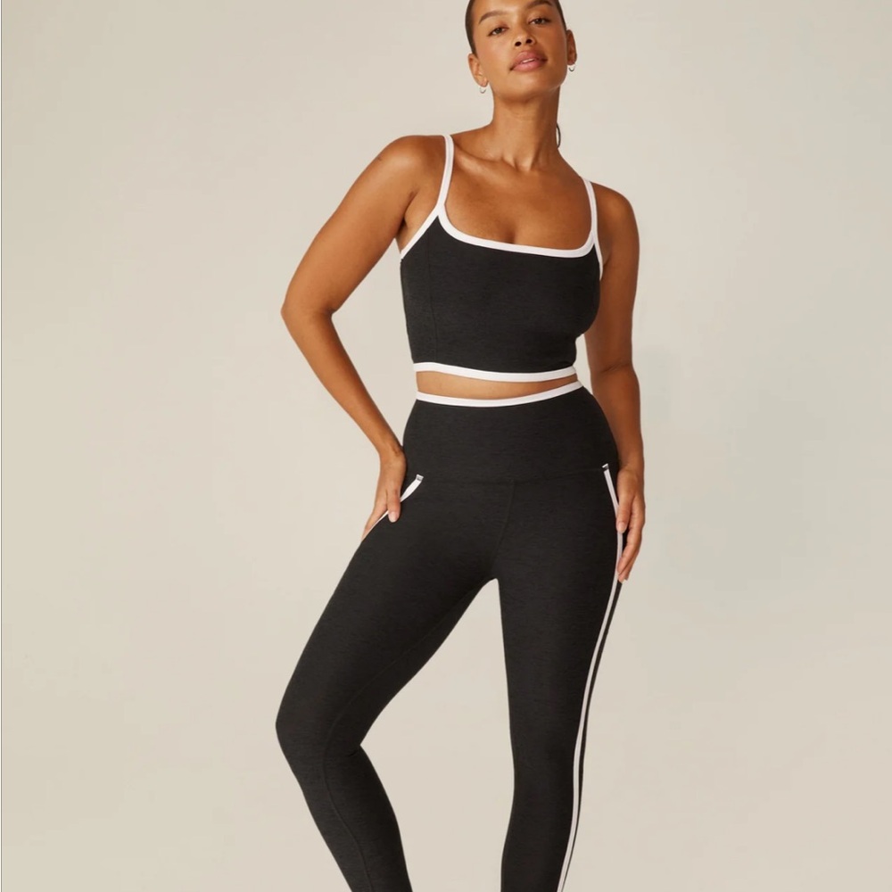 Beyond Yoga Spacedye New Moves High Cropped Tank M